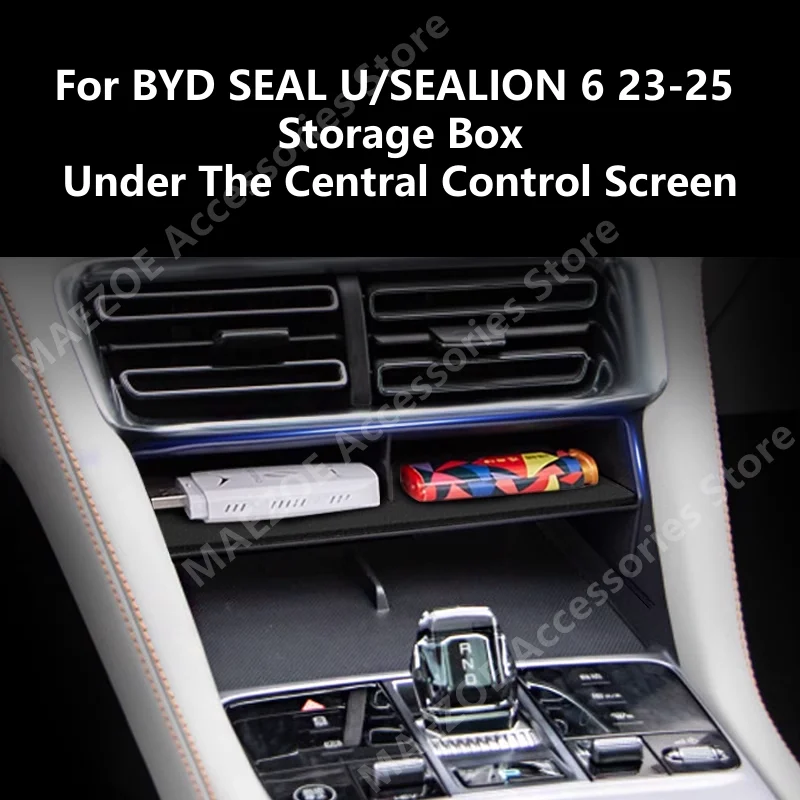 For BYD SEAL U/SEALION 6 23-25 Storage Box Under The Central Control Screen,Car Interior Modification Accessories Refit
For BYD SEAL U/SEALION 6 23-25 Storage Box Under The Central Control Screen,Car Interior Modification Accessories Refit