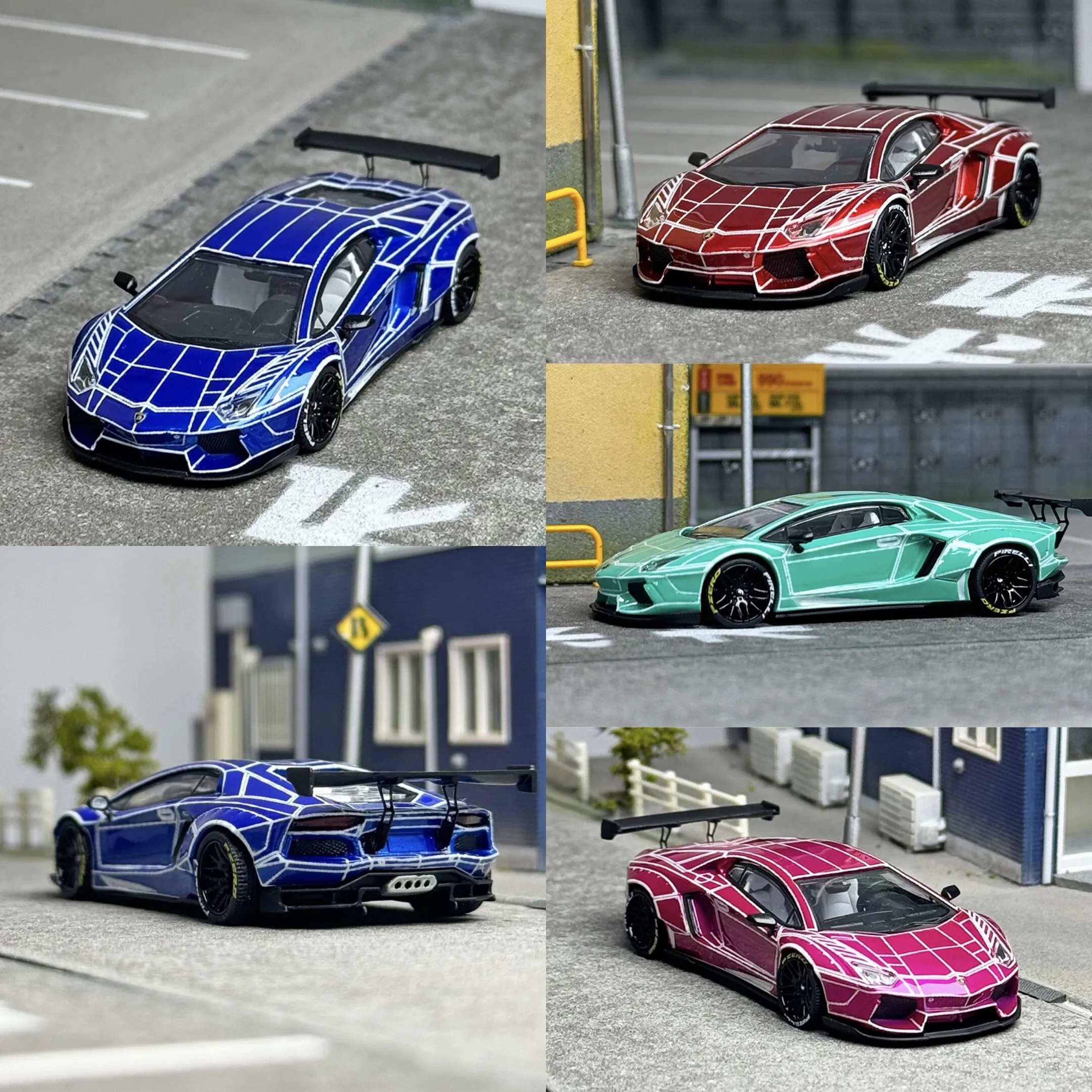 KING MODEL 1:64 Wide Body, Lamborghini AVENTADOR Burst Luminous Edition
KING MODEL 1:64 Wide Body, Lamborghini AVENTADOR Burst Luminous Edition