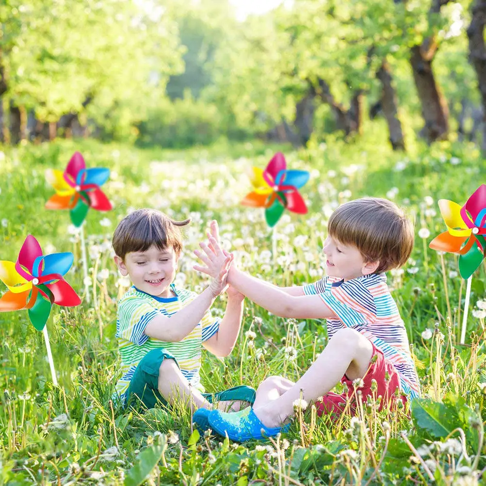 25Pcs Children's Hexagonal Colored Pinwheel Windmill Yard Garden Decor Birthday Party Carnival Festival Decoration Plastic
25Pcs Children's Hexagonal Colored Pinwheel Windmill Yard Garden Decor Birthday Party Carnival Festival Decoration Plastic