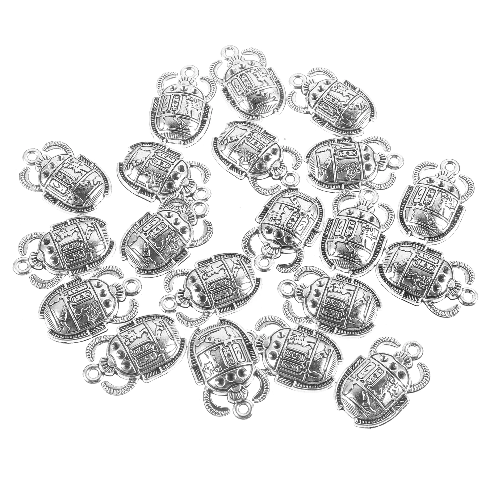 20 Pcs Scarab Beetle Pendant Vintage Necklace Silver DIY Bracelet Jewelry Accessories Alloy Charm Durability Craft Supplies
20 Pcs Scarab Beetle Pendant Vintage Necklace Silver DIY Bracelet Jewelry Accessories Alloy Charm Durability Craft Supplies