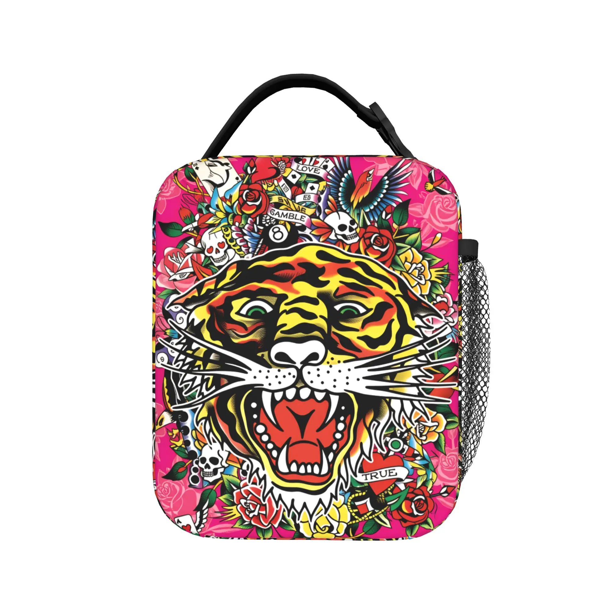 Fashion E-Ed H-Hardy Lunch Bag Vintage Lunch Box For Women Travel Portable Cooler Bag Oxford Graphic Design Tote Food Bags
Fashion E-Ed H-Hardy Lunch Bag Vintage Lunch Box For Women Travel Portable Cooler Bag Oxford Graphic Design Tote Food Bags