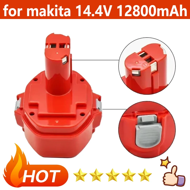 Новая замена Makita 14,4 В никель-водород 12800 мАч аккумуляторная батарея для ручной дрели 14,4 В 1433 1434 1435 1435F 192699 -A
Новая замена Makita 14,4 В никель-водород 12800 мАч аккумуляторная батарея для ручной дрели 14,4 В 1433 1434 1435 1435F 192699 -A