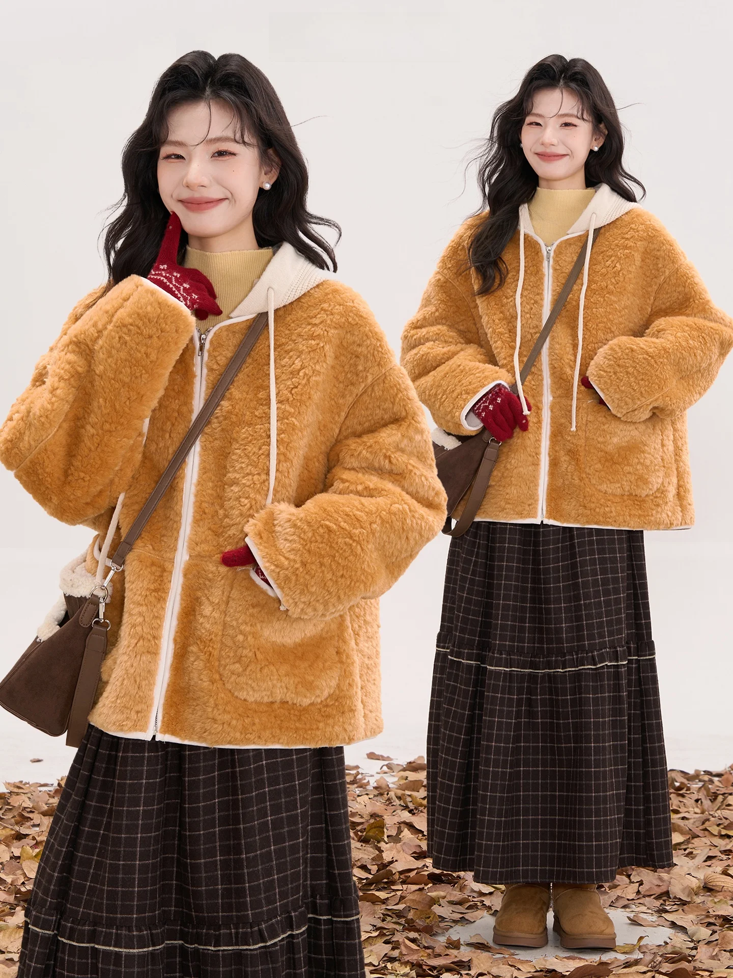 Detachable Knitted Hooded Women's Jaet Plu Outerwear Princ Sle Long Sve Warmth Polyester Fiber Future Expectation
Detachable Knitted Hooded Women's Jaet Plu Outerwear Princ Sle Long Sve Warmth Polyester Fiber Future Expectation