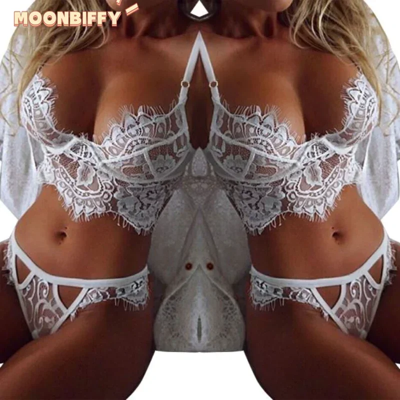 Lingerie Set Sexy Plus Size Hot Underwear Women Set Bra & Panty Thong Set Sexy Transparent Lingere Lace Black Open Intimates
Lingerie Set Sexy Plus Size Hot Underwear Women Set Bra & Panty Thong Set Sexy Transparent Lingere Lace Black Open Intimates
