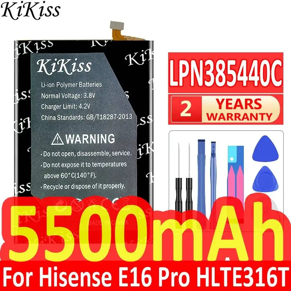 LPN385440C 5500mAh Mobile Phone Battery For Hisense E16 Pro HLTE316T Reliable Power Premium Replacement
LPN385440C 5500mAh Mobile Phone Battery For Hisense E16 Pro HLTE316T Reliable Power Premium Replacement