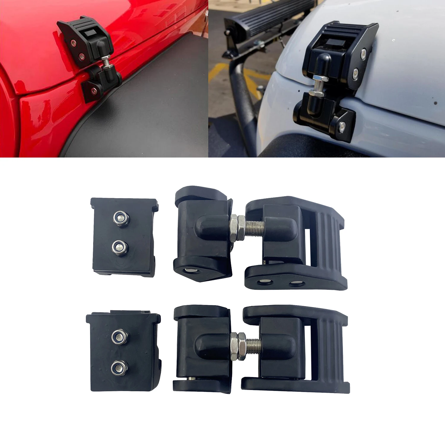 Adjustable Hood Latch Lock Catch Kits For Jeep Wrangler JK 2007-2018
Adjustable Hood Latch Lock Catch Kits For Jeep Wrangler JK 2007-2018