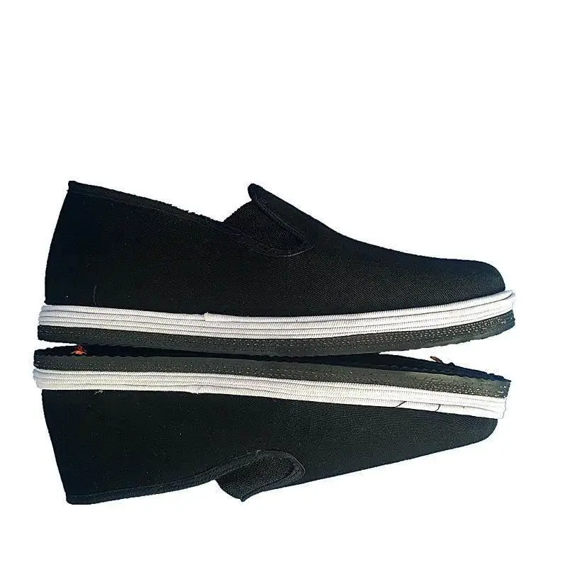 Men's Thin Layer Bottom Cloth Shoes Black Work Site Anti-Debris Anti-Slip Wear-Resistant Labor Protection Shoes Tire Sole
Men's Thin Layer Bottom Cloth Shoes Black Work Site Anti-Debris Anti-Slip Wear-Resistant Labor Protection Shoes Tire Sole