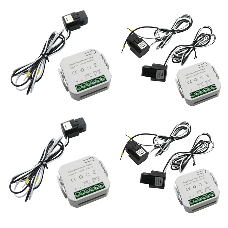 GO-Tuya App Smart Two-Way Bilateral Wifi Energy Meter AC110V 220V With Clamp CT Kwh Power Electricity Consumption
GO-Tuya App Smart Two-Way Bilateral Wifi Energy Meter AC110V 220V With Clamp CT Kwh Power Electricity Consumption