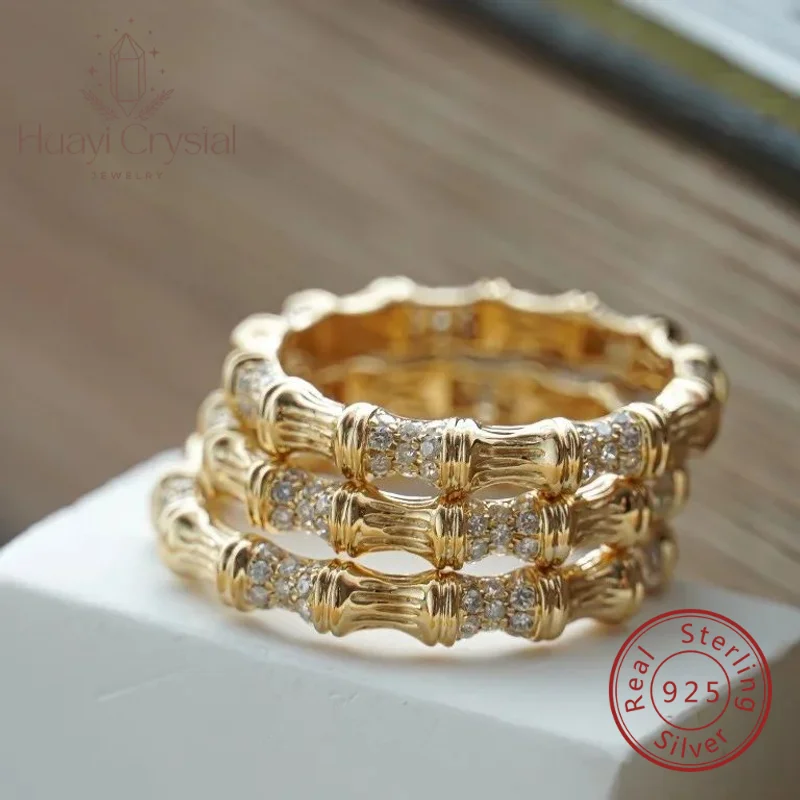 Стерлинговое серебро S925, минималистичный дизайн, бамбуковое кольцо с бриллиантами, бесконечное кольцо, ювелирные изделия для женщин 
Стерлинговое серебро S925, минималистичный дизайн, бамбуковое кольцо с бриллиантами, бесконечное кольцо, ювелирные изделия для женщин