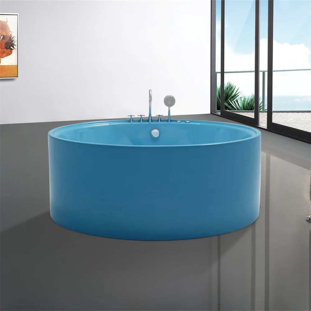 Round Acrylic Blue Free Standing Bathtubs Round Modern Custom Acrylic Tubs
Round Acrylic Blue Free Standing Bathtubs Round Modern Custom Acrylic Tubs