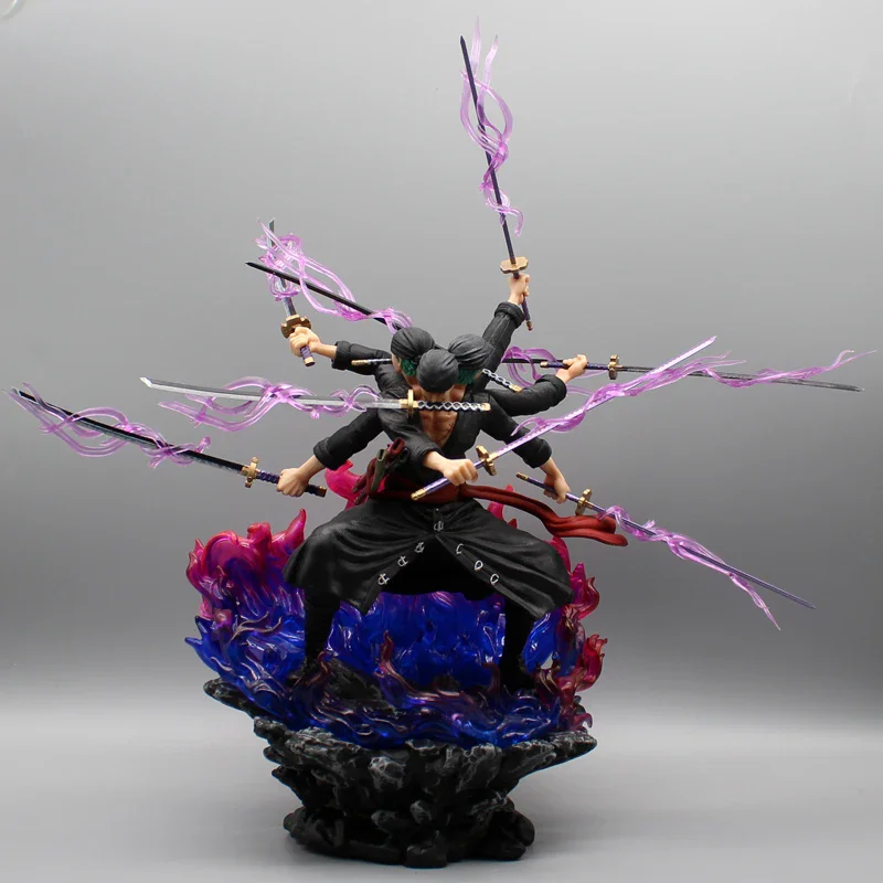 One Piece Anime Roronoa Zoro Wano Country Three Heads and Six Arms Nine Knives Flow Shura Action Figure PVC Model Gift Toys
One Piece Anime Roronoa Zoro Wano Country Three Heads and Six Arms Nine Knives Flow Shura Action Figure PVC Model Gift Toys