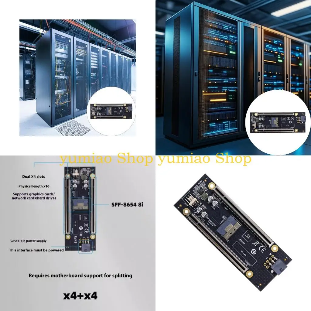 587B Bifurcation Ready PCIe .0 Adapter Card Enables Simultaneous NVMe 10GbE Card Installation
587B Bifurcation Ready PCIe .0 Adapter Card Enables Simultaneous NVMe 10GbE Card Installation