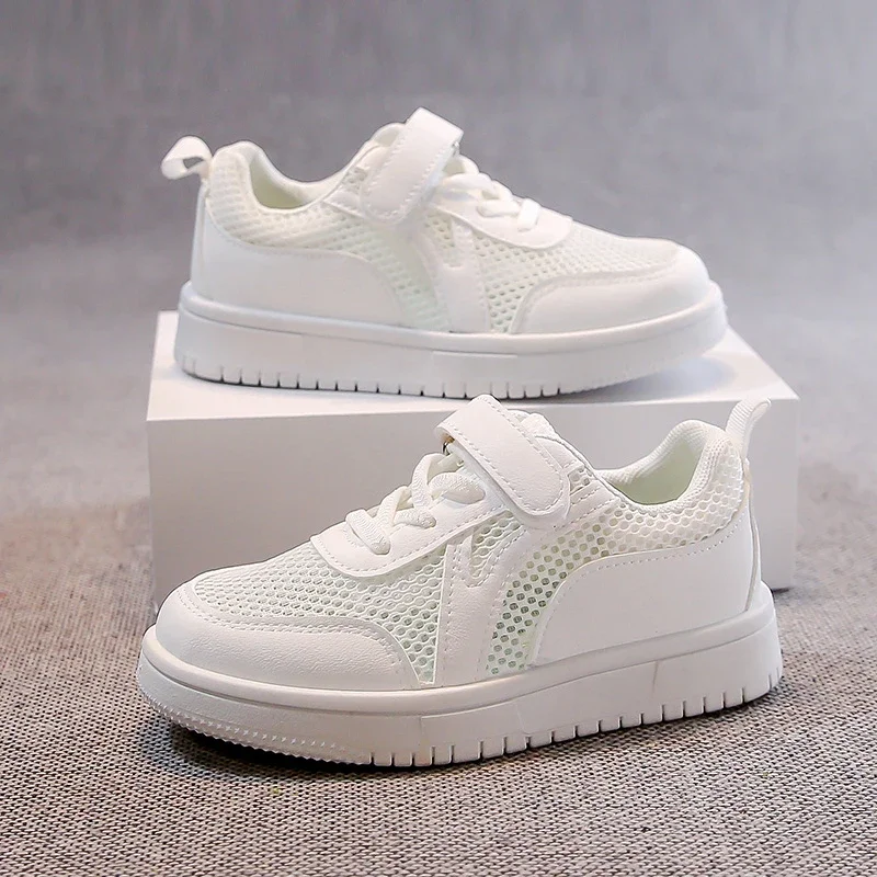 White Children's Casual Shoes with Lace Up Anti Slip Wear-resistant Breathable 2025 New Spring Autumn Outdoor Sports Shoes
White Children's Casual Shoes with Lace Up Anti Slip Wear-resistant Breathable 2025 New Spring Autumn Outdoor Sports Shoes