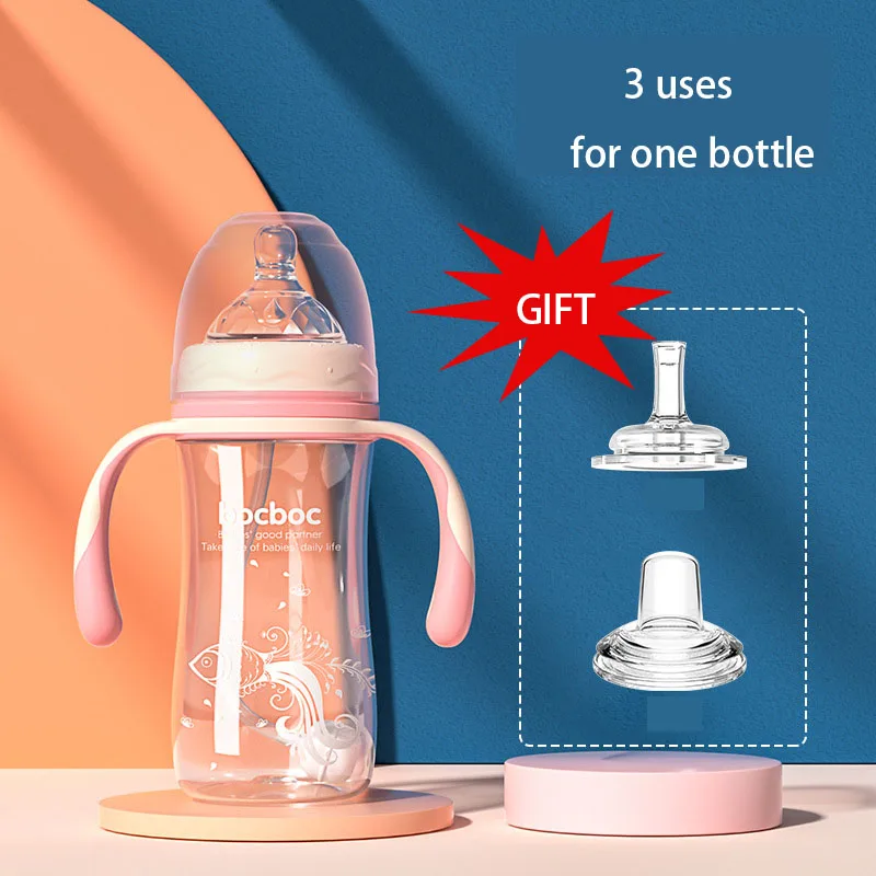 3 Uses for One Bottle Baby Bottle High Quality Pp Bottle for Baby Milk Bottle Feeding Bottle Cute Water Bottle for Child
3 Uses for One Bottle Baby Bottle High Quality Pp Bottle for Baby Milk Bottle Feeding Bottle Cute Water Bottle for Child
