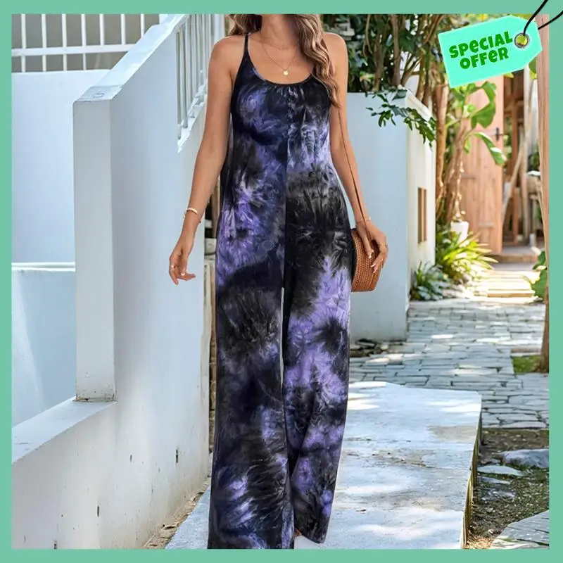 Sturdy Women's Summer Jumpsuits Boho Wide Leg Overalls Casual Loose Rompers With Pockets 2025
Sturdy Women's Summer Jumpsuits Boho Wide Leg Overalls Casual Loose Rompers With Pockets 2025