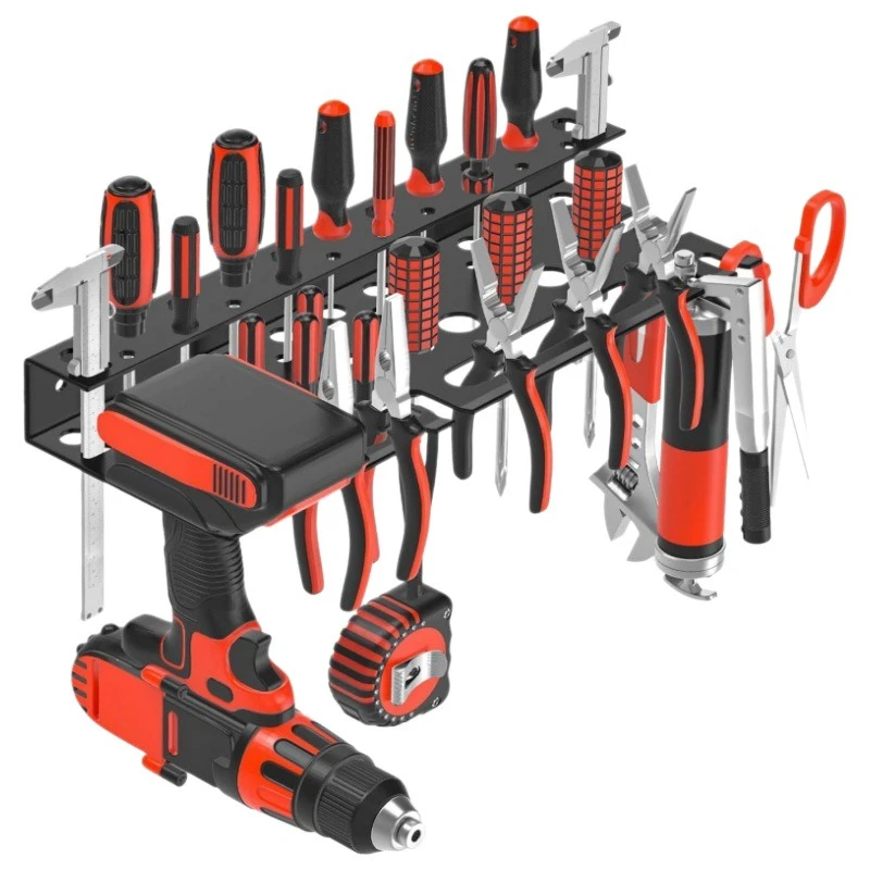 Wall Mounted Tool Storage Rack Metal Power Tools Racks Double Layer Screwdriver Pliers Shelf Garage Heavy Tools Storage Frame
Wall Mounted Tool Storage Rack Metal Power Tools Racks Double Layer Screwdriver Pliers Shelf Garage Heavy Tools Storage Frame