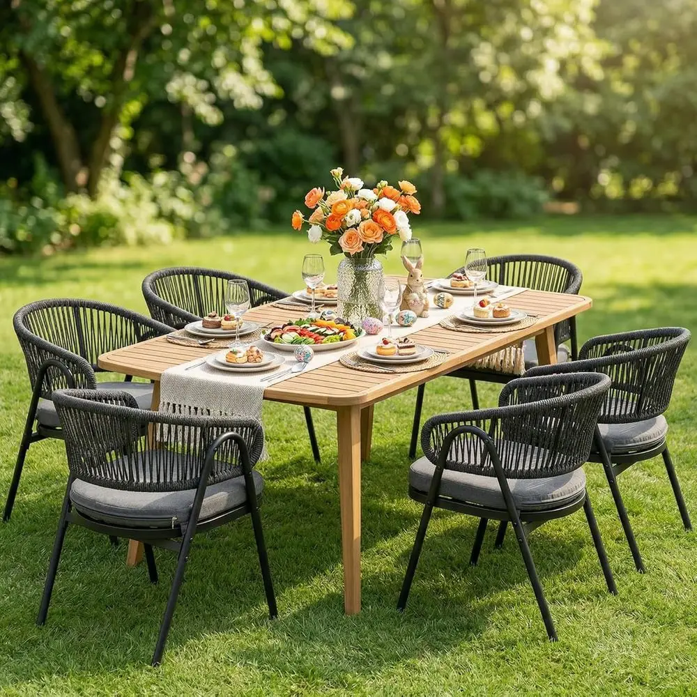 Outdoor Dining Chairs Set o 6, Patio Dining Chairs with Washable Cushions, Metal Patio Chairs with Armrests, ern Dining Room Cha
Outdoor Dining Chairs Set o 6, Patio Dining Chairs with Washable Cushions, Metal Patio Chairs with Armrests, ern Dining Room Cha