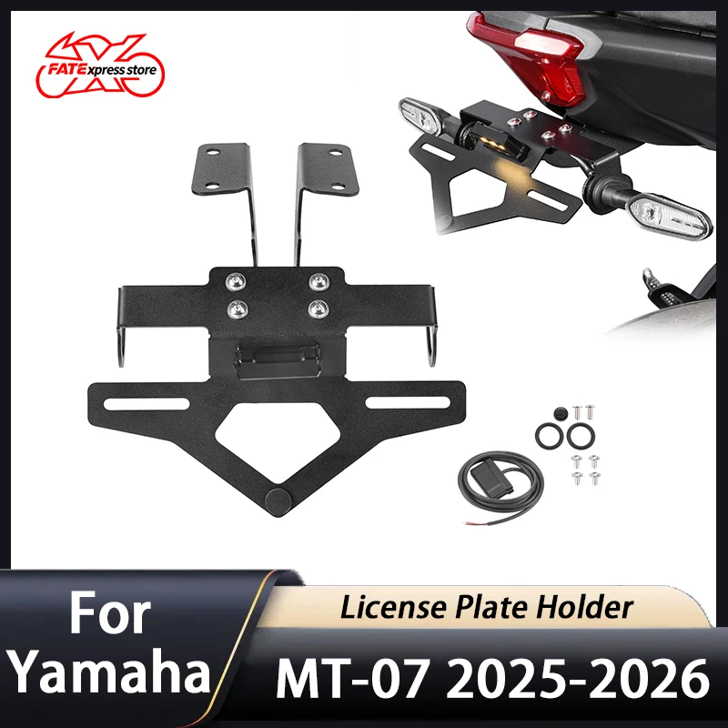 For Yamaha MT-07 mt07 MT 07 2025-2026 License Plate Holder Motorcycle Rear Short Tail Tidy Eliminator Kits
For Yamaha MT-07 mt07 MT 07 2025-2026 License Plate Holder Motorcycle Rear Short Tail Tidy Eliminator Kits
