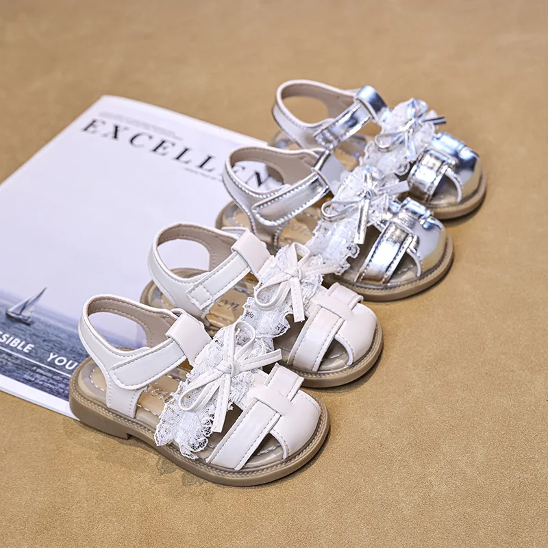 Jogerli Girls Sandals Summer New Fashion Bow Princess Shoes Soft Sole Non-slip Baby Closed Toe Beach Shoes
Jogerli Girls Sandals Summer New Fashion Bow Princess Shoes Soft Sole Non-slip Baby Closed Toe Beach Shoes