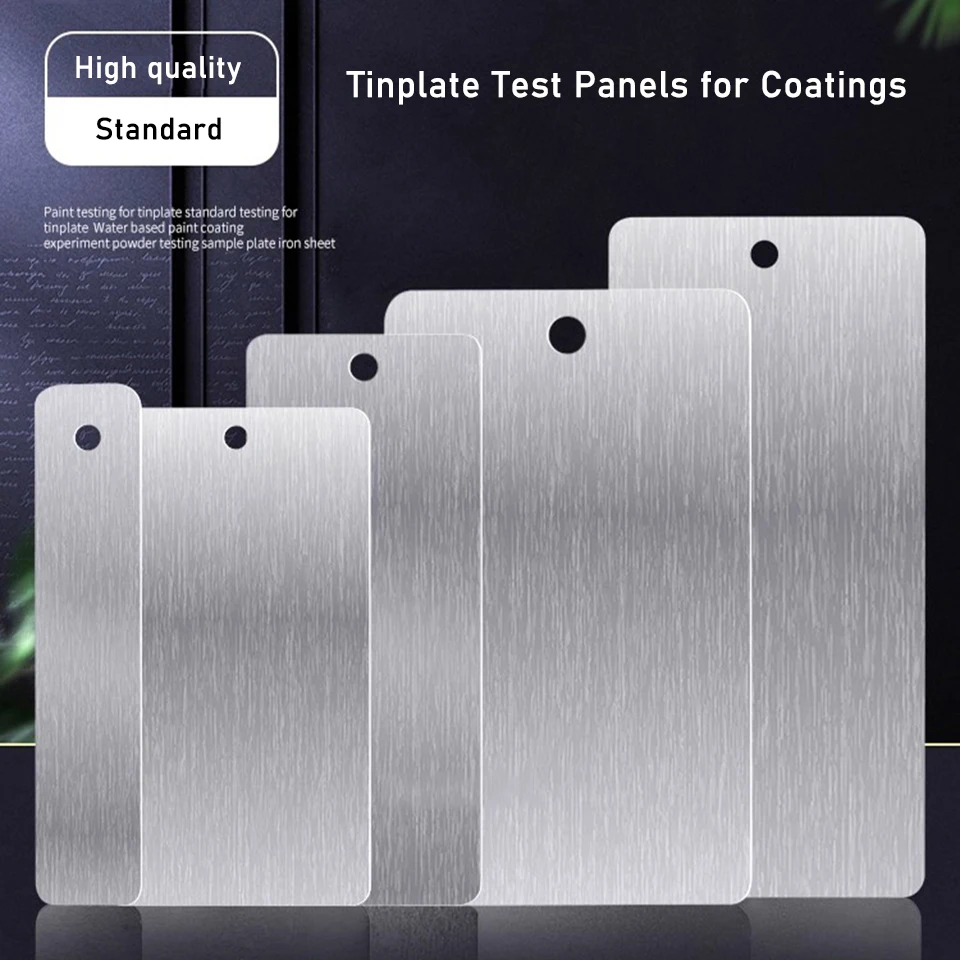 100pcs/lot Tinplate Test Panels - Standard Coating Testing Samples for Paint Spraying Testing, Tin-Coated Iron Sheets CQ-1
100pcs/lot Tinplate Test Panels - Standard Coating Testing Samples for Paint Spraying Testing, Tin-Coated Iron Sheets CQ-1