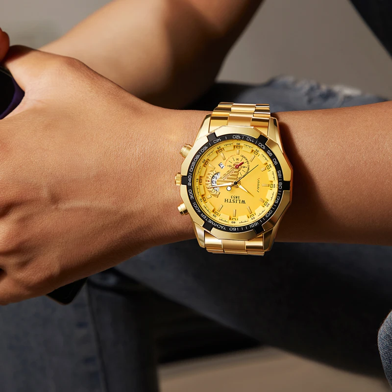 Часы для мужчин, кварцевые золотые часы, модные спортивные часы, деловые наручные часы, водонепроницаемые светящиеся часы, мужские часы, reloj hombre
Часы для мужчин, кварцевые золотые часы, модные спортивные часы, деловые наручные часы, водонепроницаемые светящиеся часы, мужские часы, reloj hombre