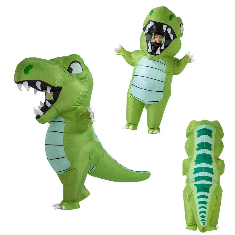 Funny Cartoon Big Mouth Inflatable Green Dinosaur Cosplay Costume Adult Halloween Carnival Party
Funny Cartoon Big Mouth Inflatable Green Dinosaur Cosplay Costume Adult Halloween Carnival Party