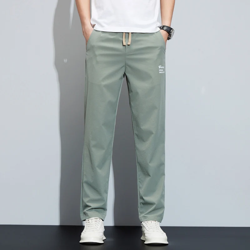 Summer Stretch Fabric Men's Casual Pants Thin Sports Drawstring Elastic Waist Jogging Work Polyamide Trousers Male Plus Size 5XL
Summer Stretch Fabric Men's Casual Pants Thin Sports Drawstring Elastic Waist Jogging Work Polyamide Trousers Male Plus Size 5XL