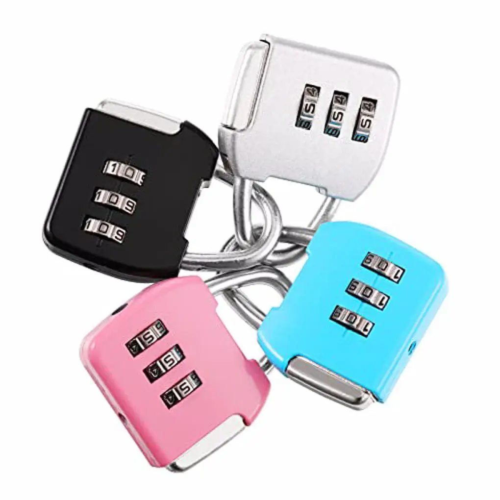 4 Pieces Password Padlock Sturdy Small Size Zinc Alloy Code Padlocks
4 Pieces Password Padlock Sturdy Small Size Zinc Alloy Code Padlocks