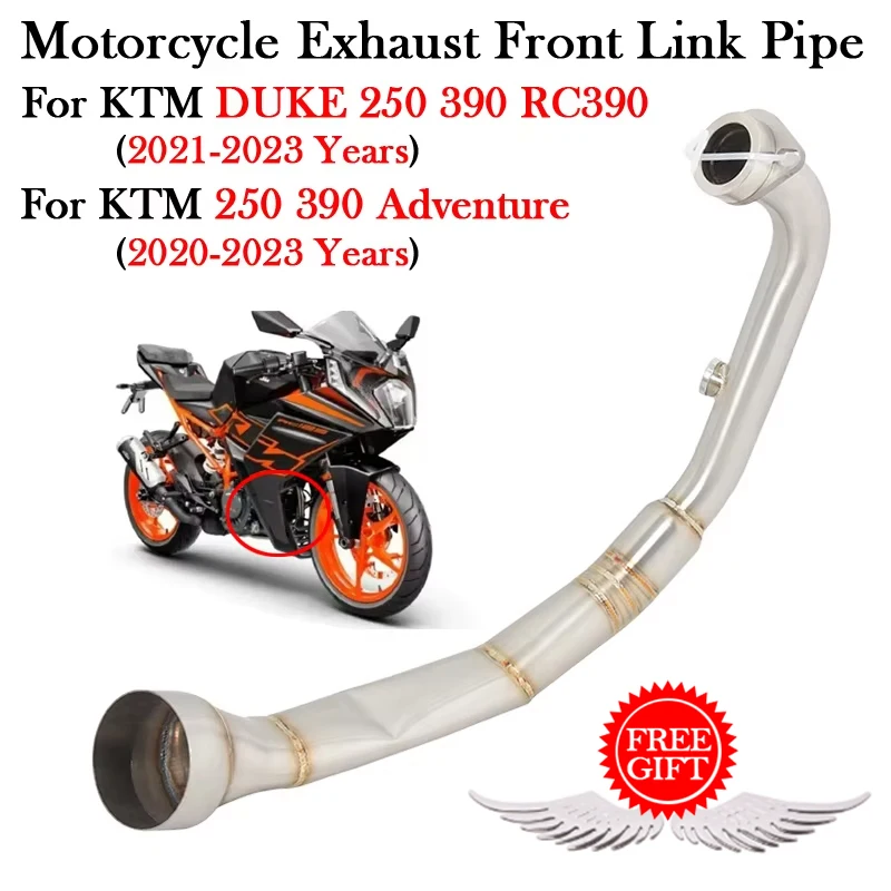 For KTM DUKE 250 390 RC390 KTM250 KTM390 Adventure ADV 2020 2021 2022 2023 Motorcycle Exhaust Front Link Pipe Modify Escape Moto
For KTM DUKE 250 390 RC390 KTM250 KTM390 Adventure ADV 2020 2021 2022 2023 Motorcycle Exhaust Front Link Pipe Modify Escape Moto