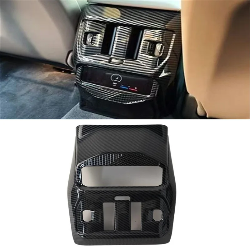 1pc ABS Carbon Fiber Grain Or Wooden rear air conditioning outlet decoration cover For 2025 2026 BMW X3 G45
1pc ABS Carbon Fiber Grain Or Wooden rear air conditioning outlet decoration cover For 2025 2026 BMW X3 G45
