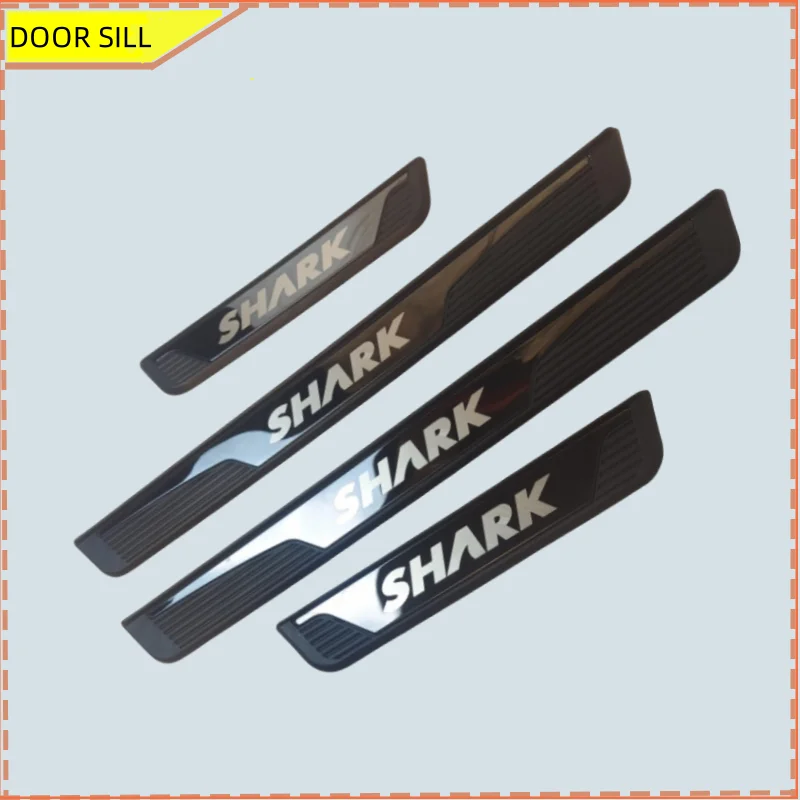 For BYD SHARK 6 SHARK6 PICKUP 2025 2024 Car Door Sill Scuff Plate Threshold Pad Stainless Steel Plastic Protection Car Accessory
For BYD SHARK 6 SHARK6 PICKUP 2025 2024 Car Door Sill Scuff Plate Threshold Pad Stainless Steel Plastic Protection Car Accessory