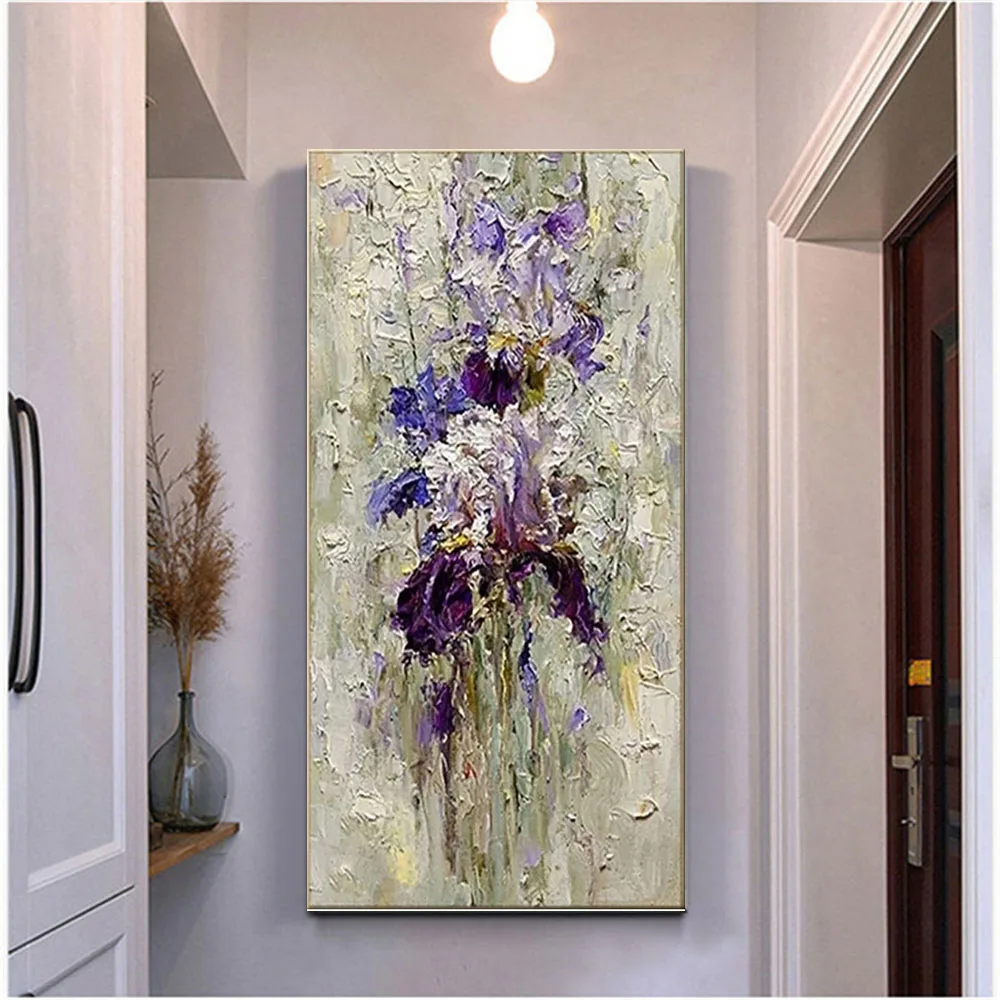 100% Hand-Painted Floral Abstract Oil Paintings On Canvas Flowers Wall Art Pictures For Living Room Decor Home Moderne Poster
100% Hand-Painted Floral Abstract Oil Paintings On Canvas Flowers Wall Art Pictures For Living Room Decor Home Moderne Poster
