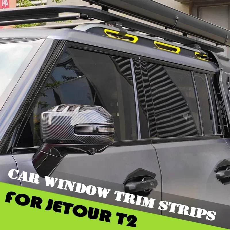 Car Window Trim Strips Fit for Jetour Traveller T2 2023 2024 2025 Center Pillar Body Stickers Black Warrior Car Accessories
Car Window Trim Strips Fit for Jetour Traveller T2 2023 2024 2025 Center Pillar Body Stickers Black Warrior Car Accessories