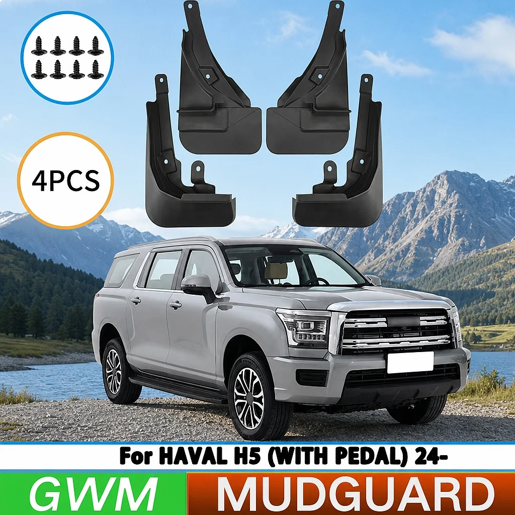 For Great Wall Haval H5 2024 Car Mud Flaps Splash Guards Front Rear Wheel Fender Auto Parts 4Pcs
For Great Wall Haval H5 2024 Car Mud Flaps Splash Guards Front Rear Wheel Fender Auto Parts 4Pcs