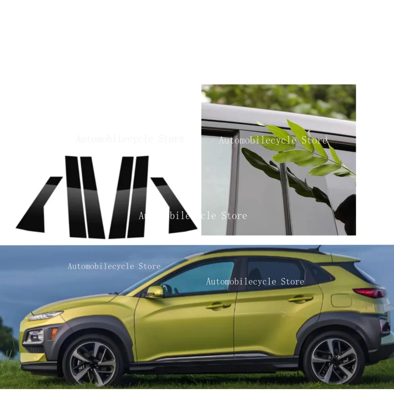6PCS Glossy Black Pillar Posts Fit For Hyundai Kona Encino Kauai 2018 2019 2020-2023 Window Moulding B C Center Sticker Cover
6PCS Glossy Black Pillar Posts Fit For Hyundai Kona Encino Kauai 2018 2019 2020-2023 Window Moulding B C Center Sticker Cover