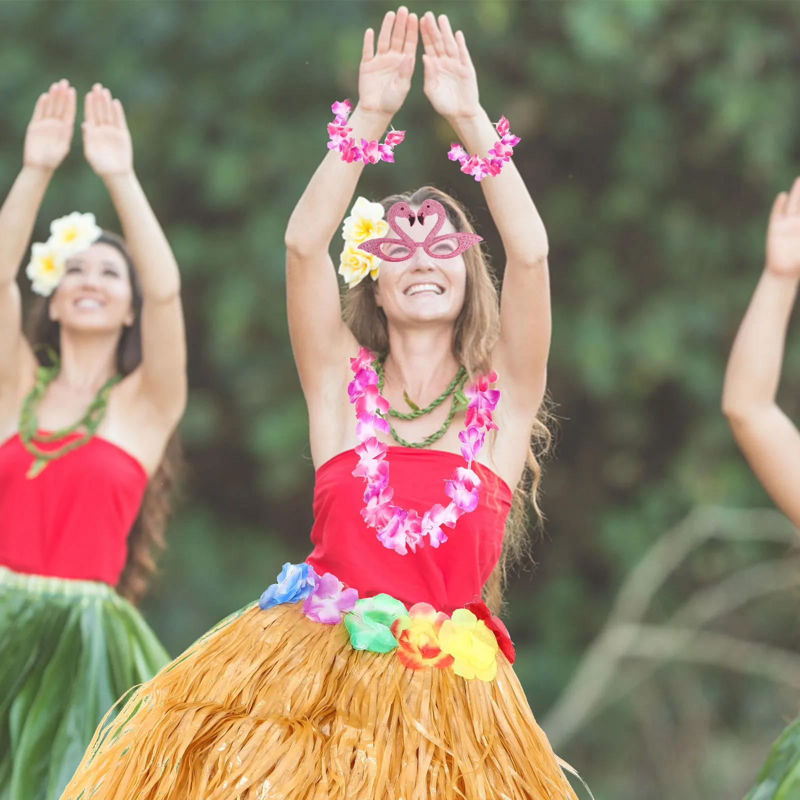 1 Set Flower Leis Garlands Hula Skirt Hawaiian Party Decorations Tropical Beach Birthday Celebration Supplies Luau Favors Grass
1 Set Flower Leis Garlands Hula Skirt Hawaiian Party Decorations Tropical Beach Birthday Celebration Supplies Luau Favors Grass