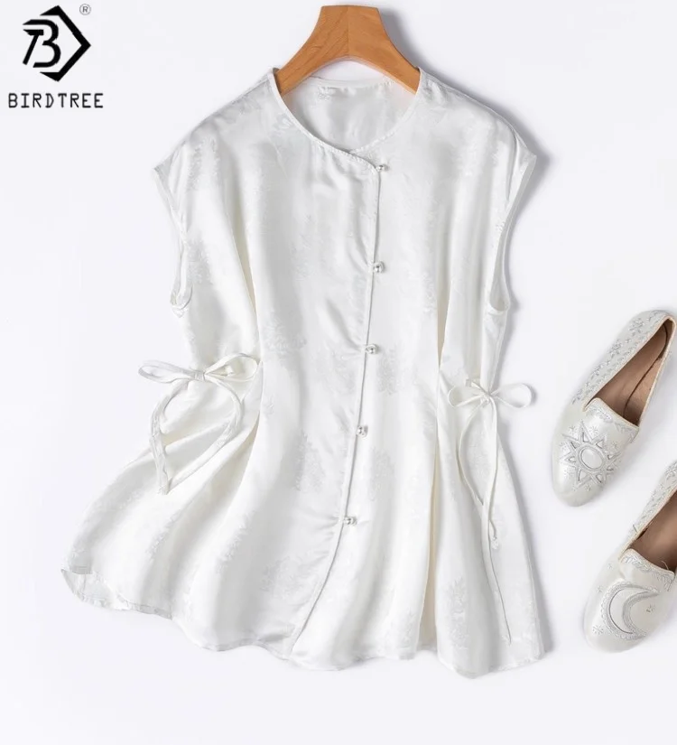 Birdtree 19 мм 100% шелковый белый жилет, женский жаккардовый однотонный атласный однобортный топ без рукавов с v-образным вырезом на шнурке T58607JF
Birdtree 19 мм 100% шелковый белый жилет, женский жаккардовый однотонный атласный однобортный топ без рукавов с v-образным вырезом на шнурке T58607JF