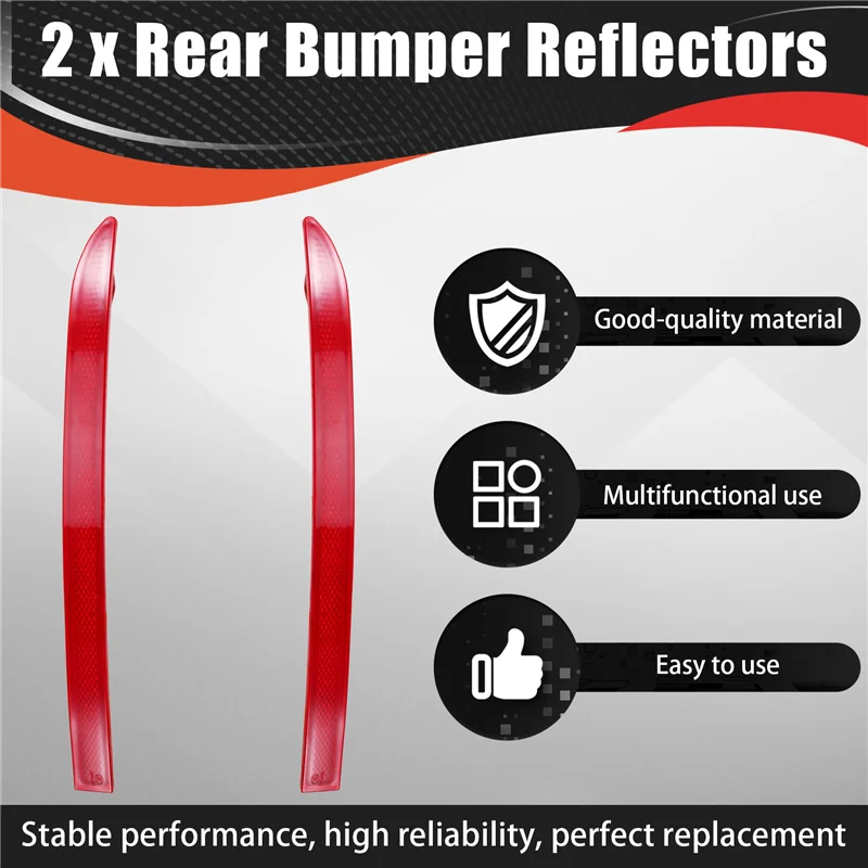 НОВИНКА-для Tiguan 2008-2017, автомобильные красные пластиковые отражатели заднего бампера, пара левых и правых 5ND945105 5ND945106 
НОВИНКА-для Tiguan 2008-2017, автомобильные красные пластиковые отражатели заднего бампера, пара левых и правых 5ND945105 5ND945106