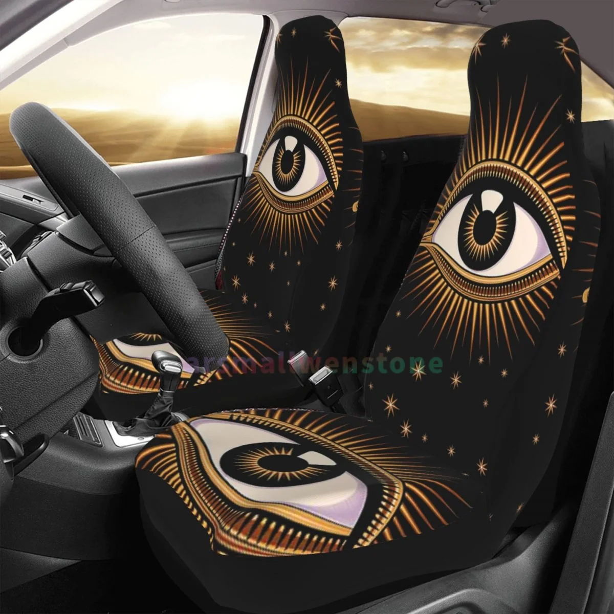 Evil Eye 2PCS Car Seat Cover Seat Cover Anti Fouling and Convenient Protective Cover Unique Style
Evil Eye 2PCS Car Seat Cover Seat Cover Anti Fouling and Convenient Protective Cover Unique Style