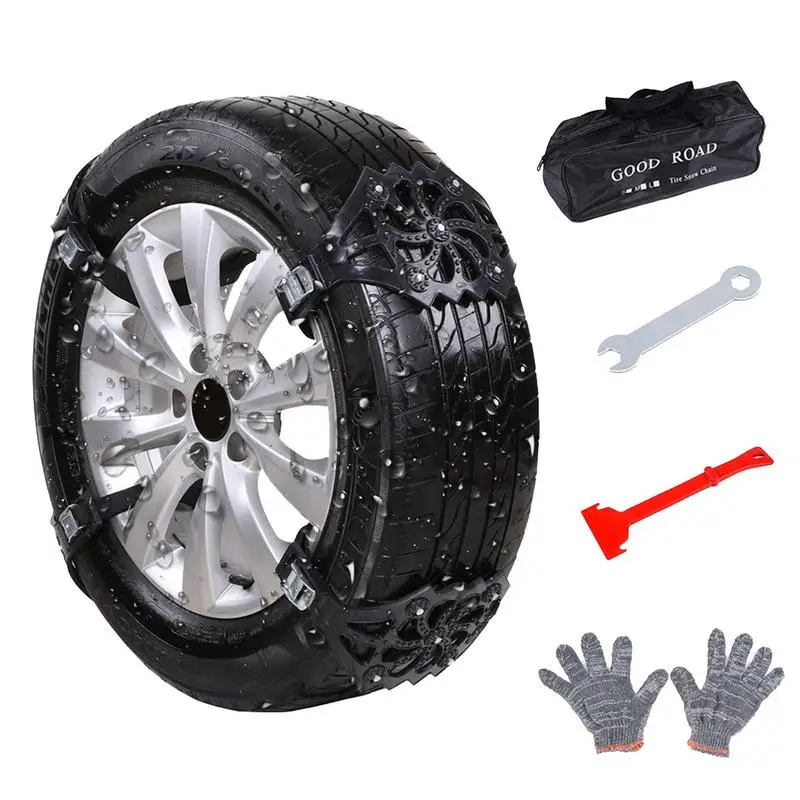 Universal Tire Snow Chains Car Snow Chain Thickened Wheel Chain Car Tire Anti-skid Chains Wheel Accessories For Travel Climbing
Universal Tire Snow Chains Car Snow Chain Thickened Wheel Chain Car Tire Anti-skid Chains Wheel Accessories For Travel Climbing