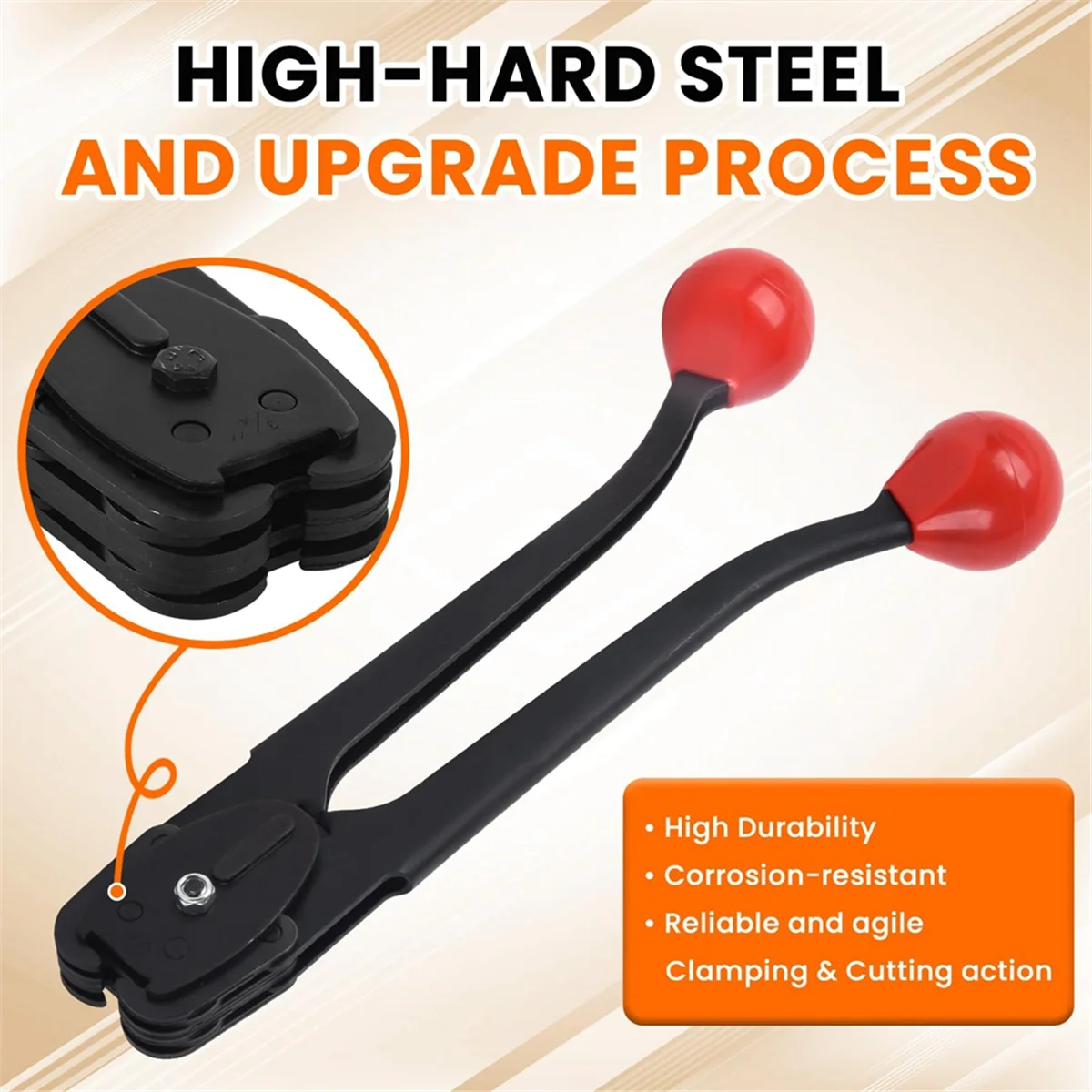 AA98 Sealer Tool 3/4In Metal Banding Strapping with High Strength Sealing Conform Ergonomic Design Heavy Pallet Packing Plier
AA98 Sealer Tool 3/4In Metal Banding Strapping with High Strength Sealing Conform Ergonomic Design Heavy Pallet Packing Plier