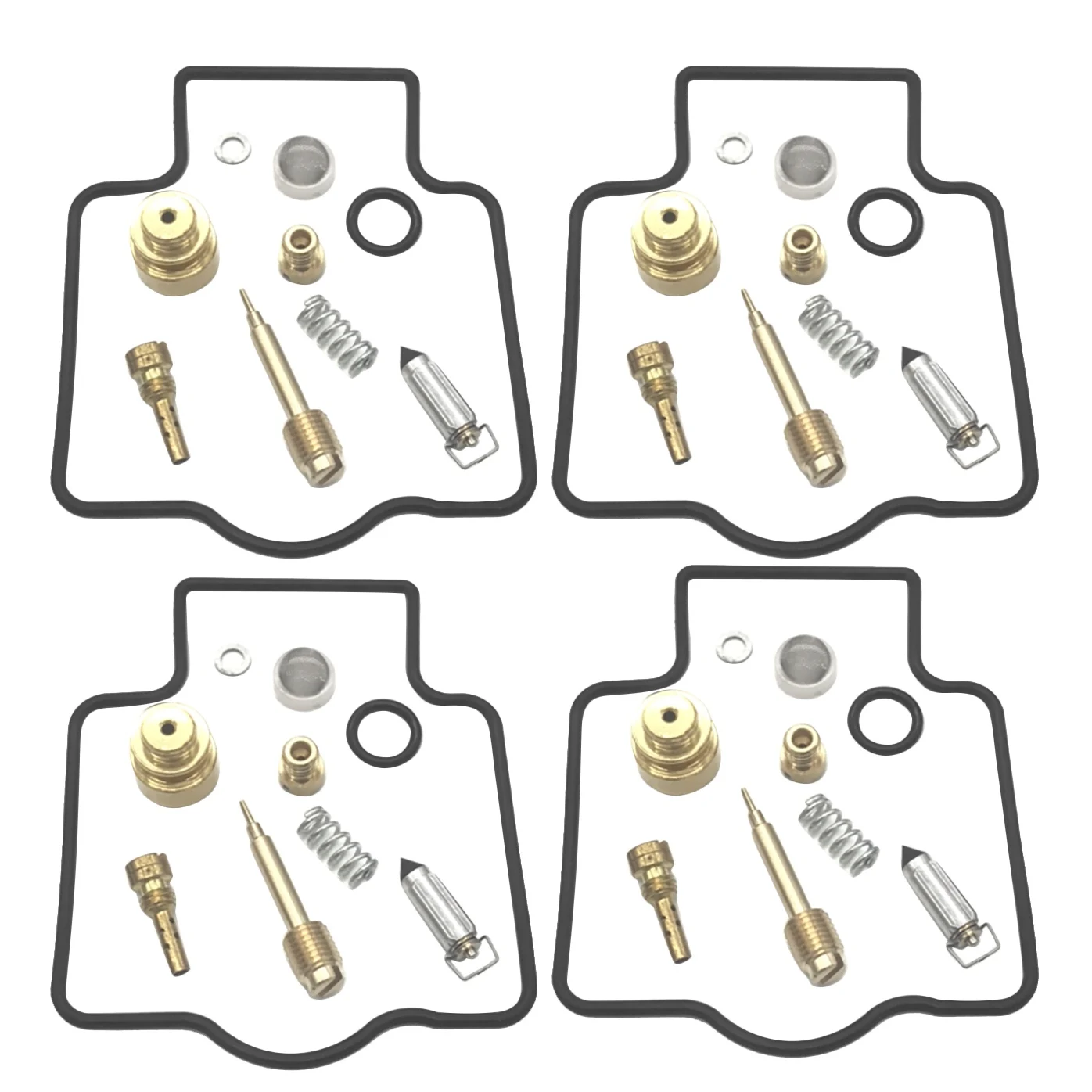 4 Sets Motorcycle Carburetor Repair Rebuild Kit Carburetor Repair Tool for Kawasaki ZZR400 1990-2004
4 Sets Motorcycle Carburetor Repair Rebuild Kit Carburetor Repair Tool for Kawasaki ZZR400 1990-2004