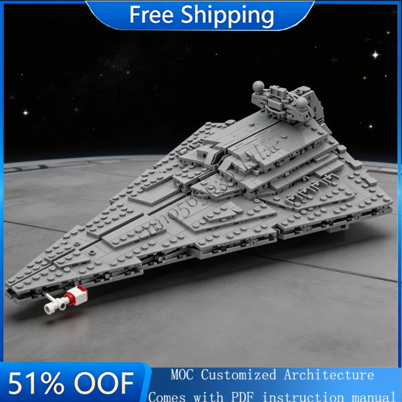 Конструктор-модель космического корабля Star Destroyer (серия Space Series) в миниатюрном масштабе, 1211 деталей, для детей, подарки на день рождения
Конструктор-модель космического корабля Star Destroyer (серия Space Series) в миниатюрном масштабе, 1211 деталей, для детей, подарки на день рождения