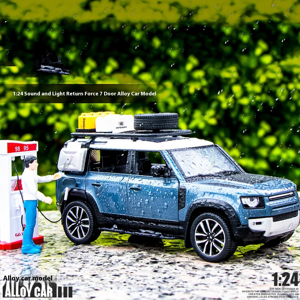 1:24 Defender off-road vehicle Car Model Toy Alloy Diecast Sound Light SUV Off-road Vehicle Ornaments Gifts
1:24 Defender off-road vehicle Car Model Toy Alloy Diecast Sound Light SUV Off-road Vehicle Ornaments Gifts