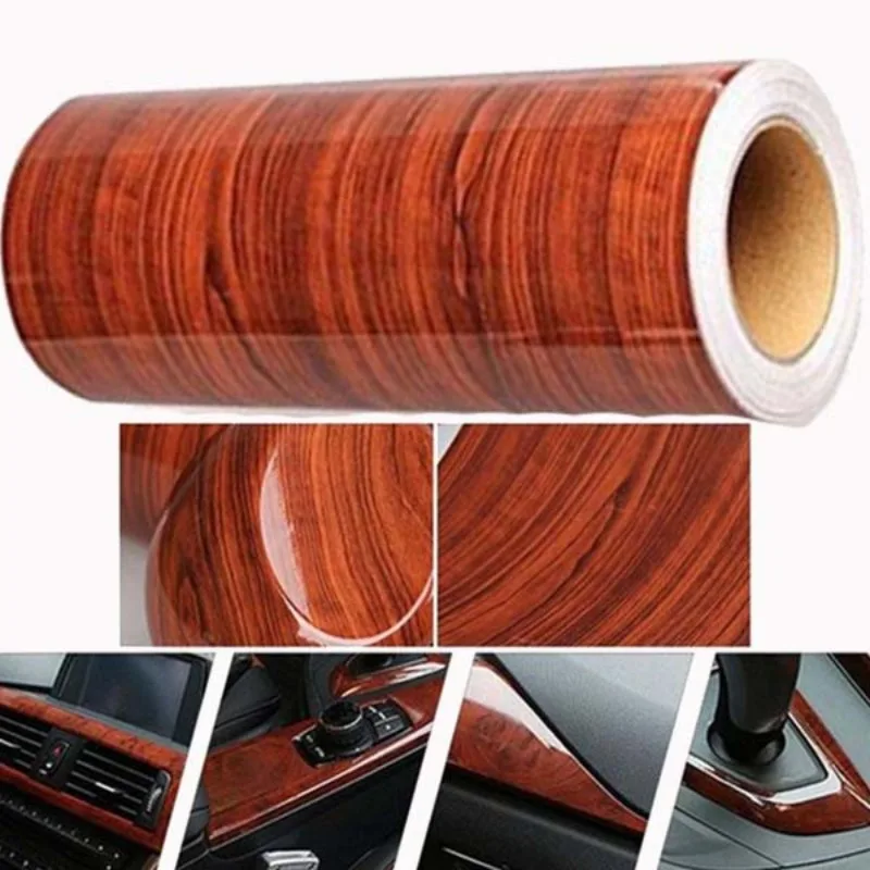 Car High Glossy Maroon Color Sticker Automotive Internal Adhesive DIY Film Wood Grain Vinyl Decals Universal Interior Accessory
Car High Glossy Maroon Color Sticker Automotive Internal Adhesive DIY Film Wood Grain Vinyl Decals Universal Interior Accessory