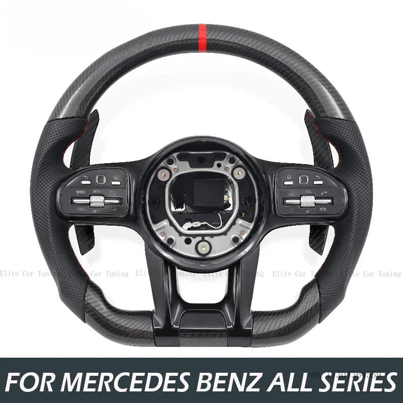 Car Carbon Fiber Steering Wheel for Mercedes-Benz W167 W177 W204 W205 W213 W212 W222 C63 C43 G63 E300 A45 E63 GLC CLA CLS GLE
Car Carbon Fiber Steering Wheel for Mercedes-Benz W167 W177 W204 W205 W213 W212 W222 C63 C43 G63 E300 A45 E63 GLC CLA CLS GLE