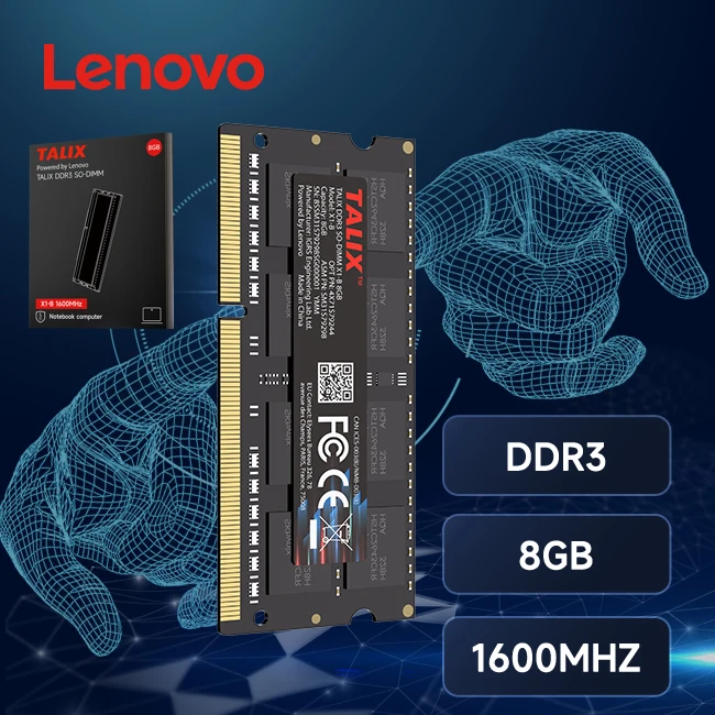 Brand New Lenovo Talix DDR3 8GB Laptop Memory Ram DDR 3 1600Mhz Memory Upgrade Plug-and-Play High Performance
Brand New Lenovo Talix DDR3 8GB Laptop Memory Ram DDR 3 1600Mhz Memory Upgrade Plug-and-Play High Performance