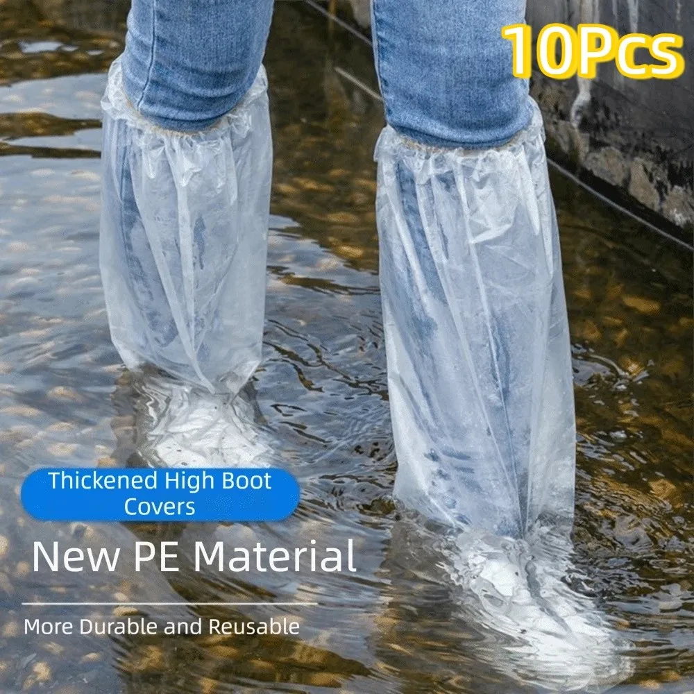 10Pcs Disposable Rain Shoe Cover Transparent Waterproof Shoe Covers Durable Rain Proof Isolation Foot Cover Rainy Days
10Pcs Disposable Rain Shoe Cover Transparent Waterproof Shoe Covers Durable Rain Proof Isolation Foot Cover Rainy Days