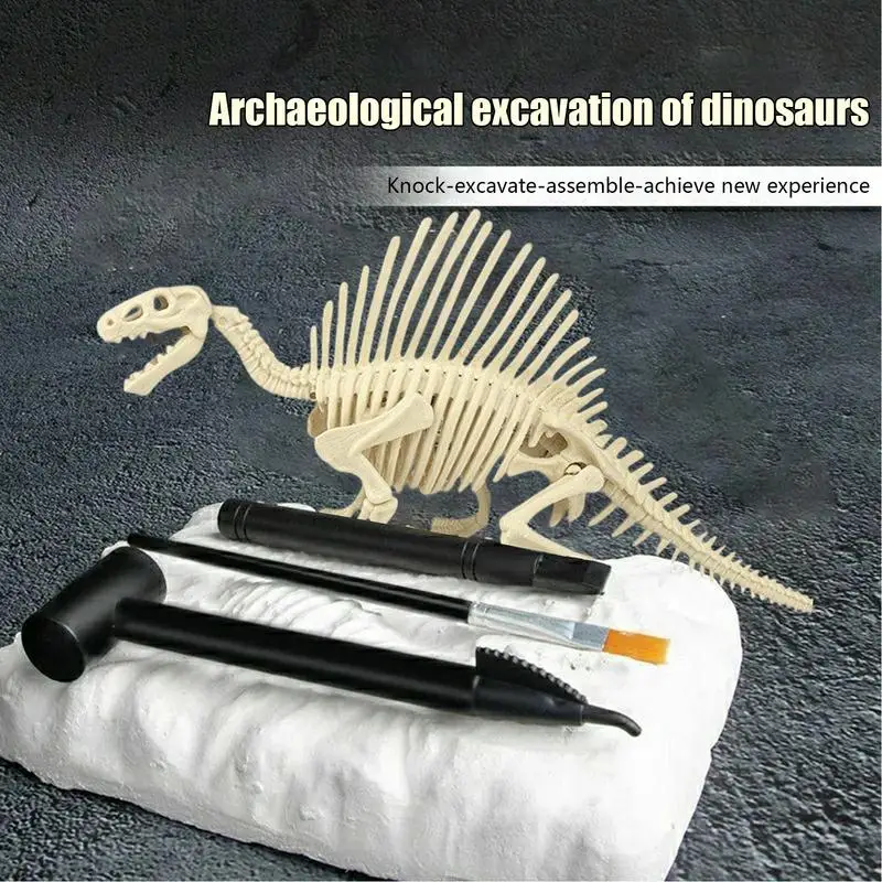 Dinosaur Fossil Digging Kit Dinosaur Skeleton Archaeological Excavation Toy Spinosaurus Model Kids STEM Science Educational Toys
Dinosaur Fossil Digging Kit Dinosaur Skeleton Archaeological Excavation Toy Spinosaurus Model Kids STEM Science Educational Toys