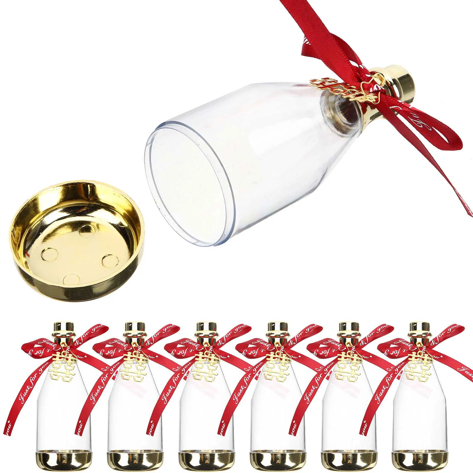 12pcs Plastic Wedding Candy Boxes for Party Favors Sweets Containers Mini Bottle Shaped Gift Packaging
12pcs Plastic Wedding Candy Boxes for Party Favors Sweets Containers Mini Bottle Shaped Gift Packaging